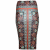 Top Shop midi fitted ethnic print skirt